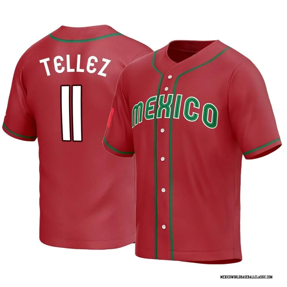 Men's Rowdy Tellez Mexico Baseball Replica Red 2023 World Baseball