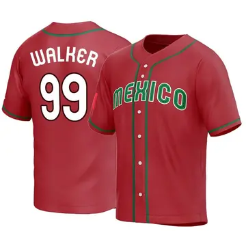 2023 World Baseball Classic - Game-Used Jersey - Mexico - Taijuan Walker  #99 - Size XL